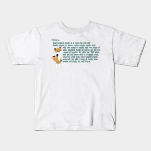 The Perfect Order (light bg) Kids T-Shirt